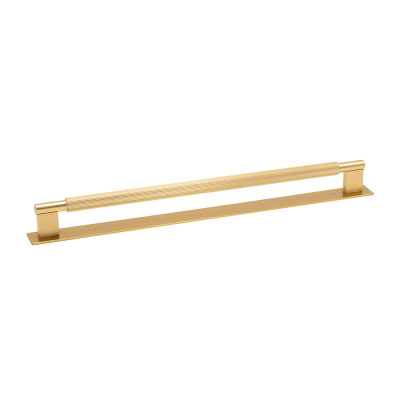 Greb Arpa/Bagplade - 320mm - Børstet Messing i gruppen Outlet hos Beslag Online (373106-11)