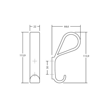 Knage Belt - Mat Hvid