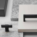 Knop T Crossing - Sort/Sort