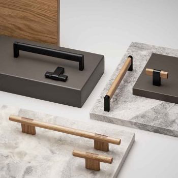 Knop T Crossing - Sort/Sort