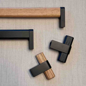 Knop T Crossing - Sort/Sort