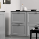 Skålgreb Equester - 64mm - Forniklet