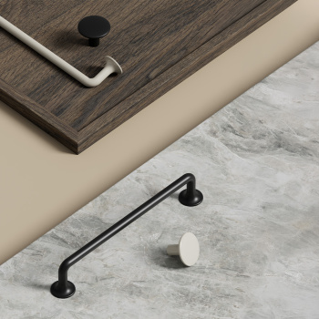 Knop Tango - 30mm - Mat Sort