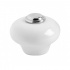 Porcelæn knop 409 er en klassisk og stilfuld retro knop fra Beslag Design.