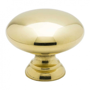 Knop 411 - 32mm - Poleret Messing