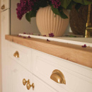 Skålgreb 3922 - Messing (Mat)