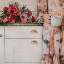 Skålgreb 3922 - 64mm - Poleret Messing