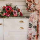 Skålgreb 3922 - 64mm - Poleret Messing