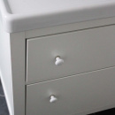 Knop 24136 - Hvid/Krom