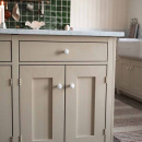 Knop 24136 - Hvid/Messing