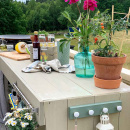 Knop 24136 - Hvid/Messing