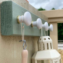 Knop 24136 - Hvid/Messing