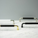 Greb Brohult M - 128mm - Forniklet/Hvid