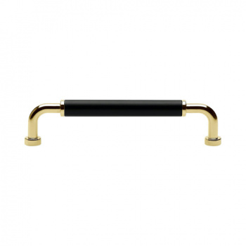 Greb Brohult M - 128mm - Poleret Messing/Sort