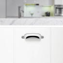 Skålgreb Newport - 96mm - Forniklet