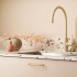 Toniton x Beslag Design greb Thread i creme på køkkendøre