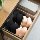 Opbevaringsboks med 6-rum - Beige