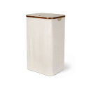 Vasketøjskurv med låg - Sand