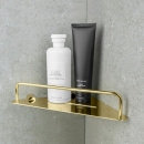 Hjørnehylde Match - Poleret Messing