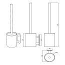 Badeværelsessæt Base 200 - Poleret Messing