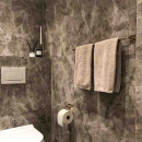 Base 200 Håndklædestang - Poleret Messing