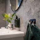 Håndklædekrog Base 200 2-Knage - Mat Sort