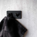 Badeværelsessæt Base 200 - Mat Sort 