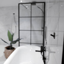 Håndklædekrog Base 200 4-Knage - Mat Sort