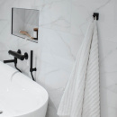 Håndklædekrog Base 200 4-Knage - Mat Sort