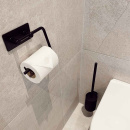 Base 200 Toiletrulleholder - Mat Sort