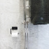Base 200 Toiletrulleholder - Mat Sort