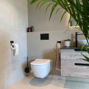 Base 200 Toiletrulleholder - Mat Sort