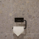 Base 200 Toiletrulleholder - Mat Sort
