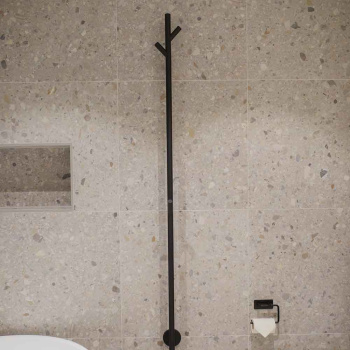 Base 200 Toiletrulleholder - Mat Sort