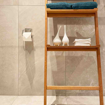 Base 200 Toiletrulleholder - Børstet Rustfrit Stål