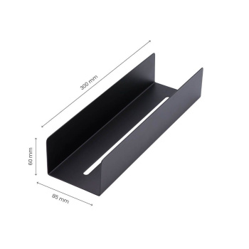 Brusehylde Base - 300mm - Mat Sort