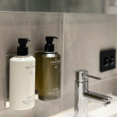 Base Sæbe Pumpeholder - Børstet Rustfrit Stål