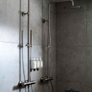 Base Sæbe Pumpeholder - Børstet Rustfrit Stål