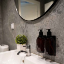 Base Sæbe Pumpeholder - Mat Sort