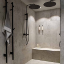 Base Sæbe Pumpeholder - Mat Sort