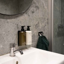 Base Sæbe Pumpeholder - Mat Sort