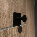 Håndklædekrog Base 210 1-Knage - Mat Sort