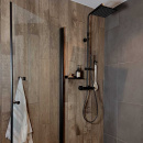 Håndklædekrog Base 210 1-Knage - Mat Sort