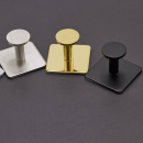 Håndklædekrog Base 210 1-Knage - Poleret Messing