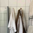 Håndklædekrog Base 220 1-Knage - Børstet Rustfrit Stål Finish