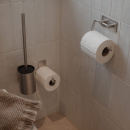 Badeværelsessæt Base 220 - Børstet Rustfrit Stål Finish