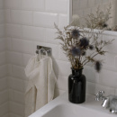 Håndklædekrog Base 220 2-Knage - Krom