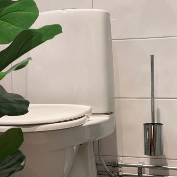 Toiletbørste Solid - Krom