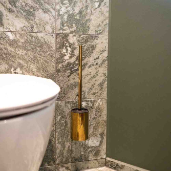 Solid Toiletbørste - Poleret Messing