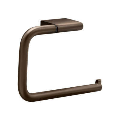 Toiletrulleholder Flow - Brunet Messing i gruppen Badeværelsestilbehør / Vis alle badeværelsestilbehør / Toiletrulleholder hos Beslag Online (620054-41)